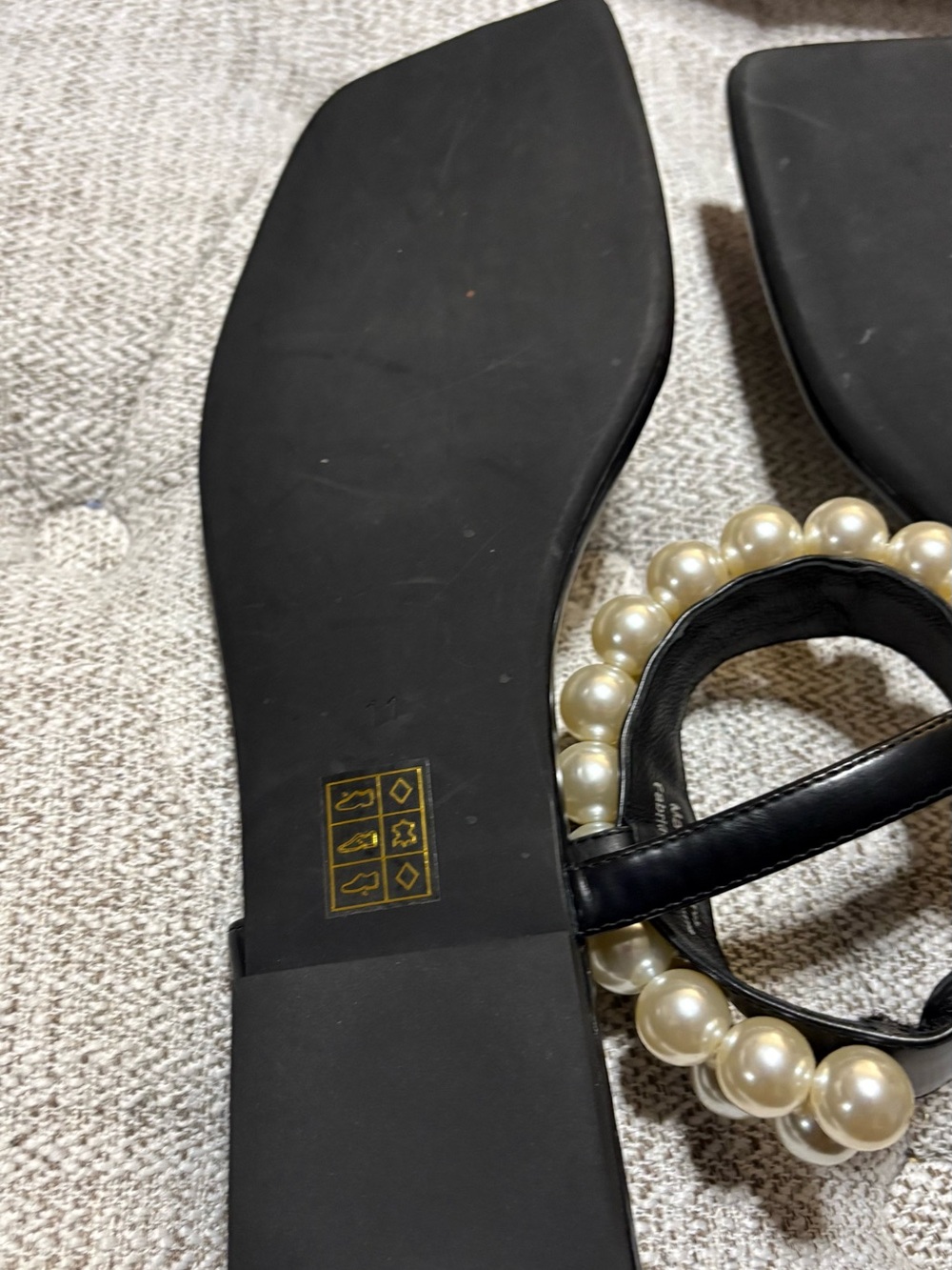 Jeffrey Campbell Pearl Sandals Black size 11 - Picture 8 of 10